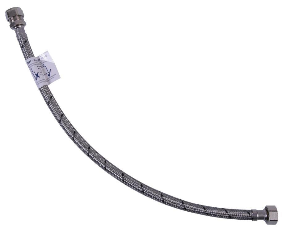 15mm x 1/2" x 500mm WRAS Approved Flexible Tap Connector - 29030065