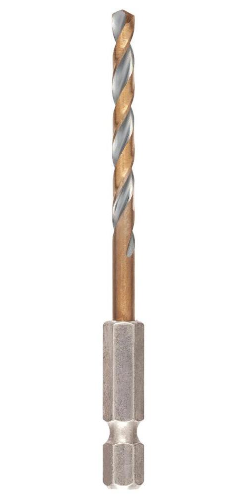 4mm Hex Shank Black & Gold Drill Bit - DT20604-QZ