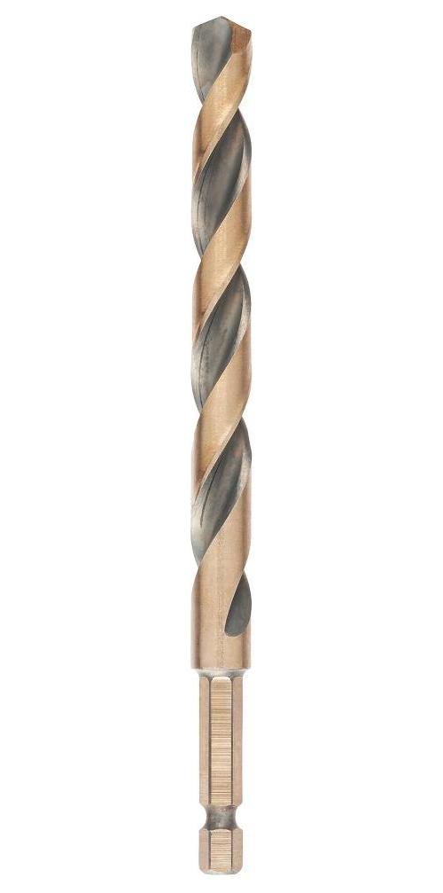 10mm Hex Shank Black & Gold Drill Bit - DT20616-QZ