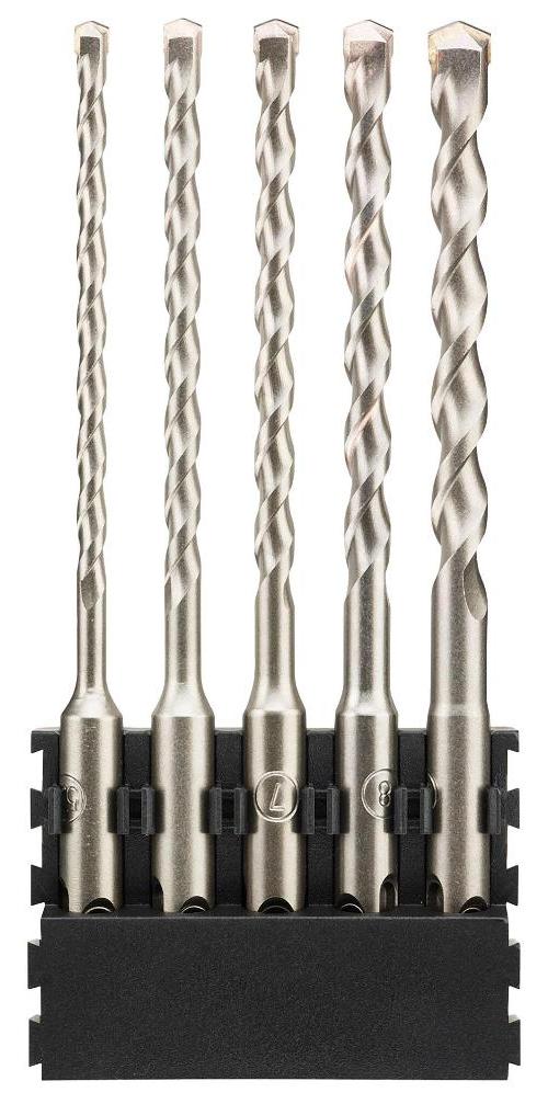 SDS-Plus Masonry Drill Bit Mix Bar Set, 5 Piece - DT70835-QZ