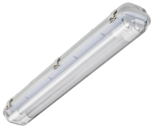 Weatherguard Light Fitting for 2 x 600mm LED Tubes - WG22