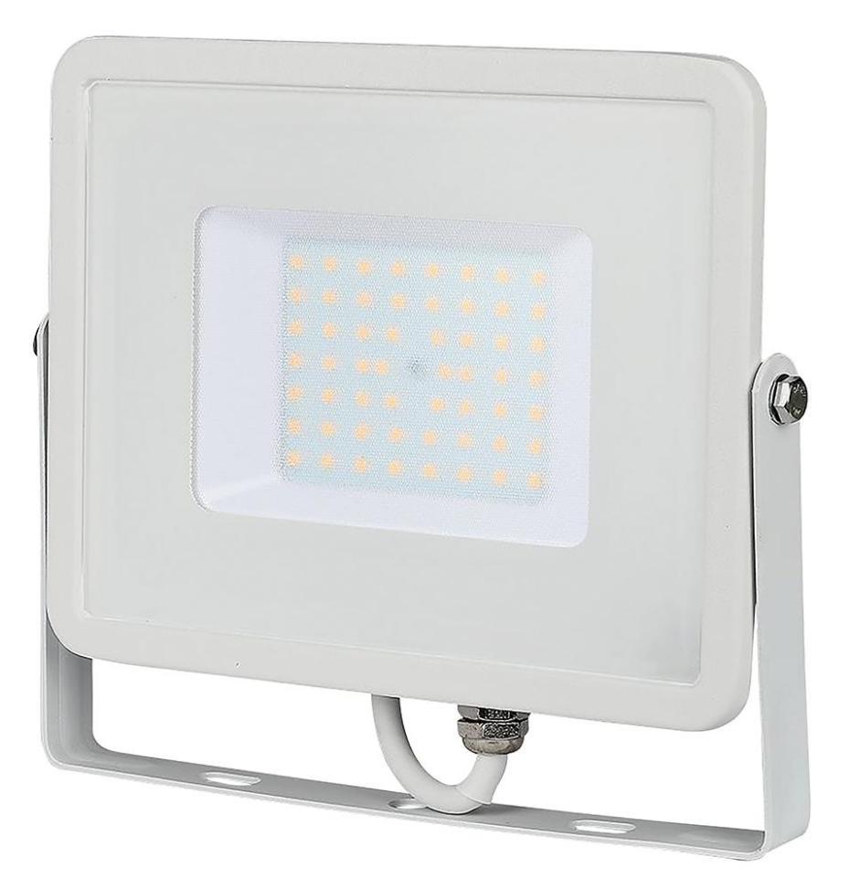 50W SMD Floodlight, 6500K, 4000lm, IP65, White - VT-50 21411