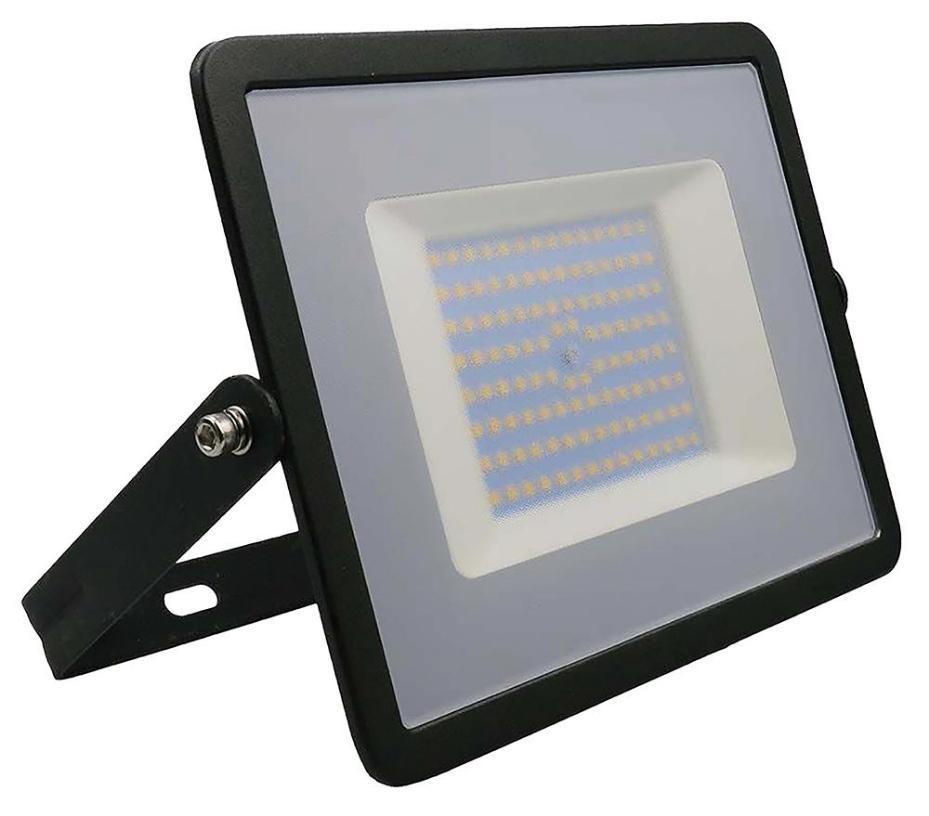 100W LED FLOODLIGHT 6500K BLACK - VT-40101 215966