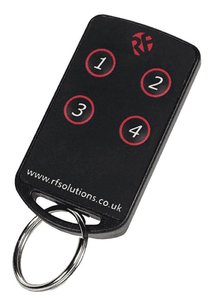 4 Channel Keyfob Transmitter, 433MHz - FOBBER-4T4