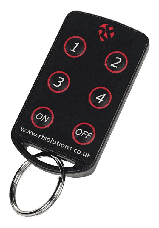 6 Channel Keyfob Transmitter, 433MHz - FOBBER-4T6