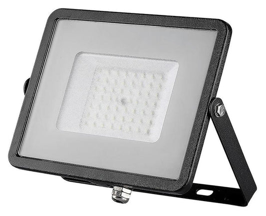 50W SMD Floodlight, 3000K, 4000lm, IP65, Black - VT-50 21406