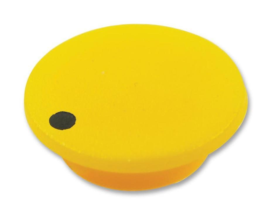 Yellow Knob Cap with Black Dot - MPCL1752