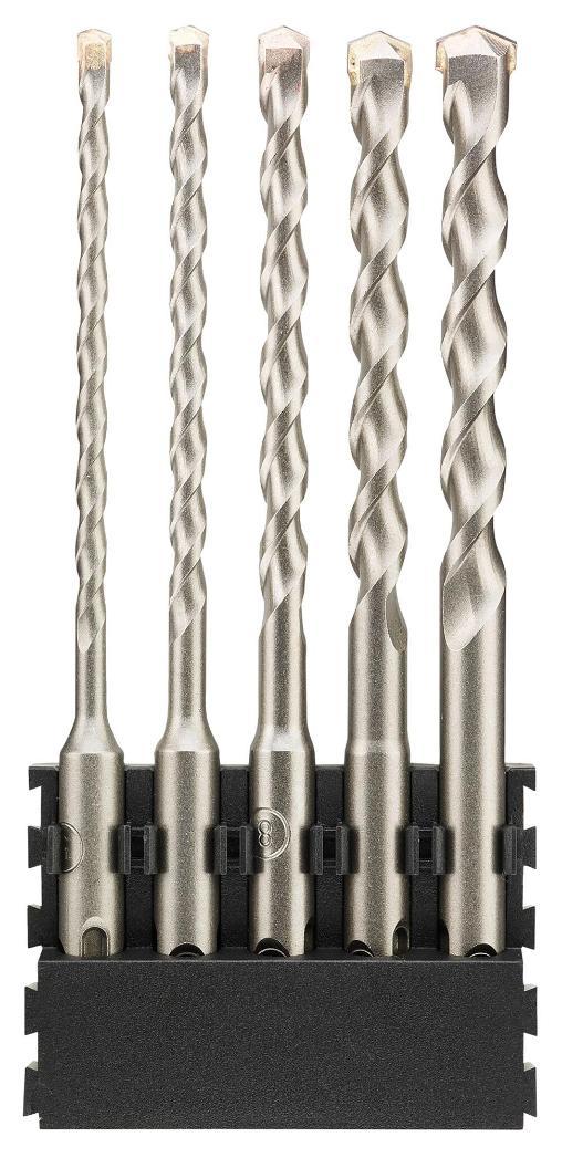 SDS-Plus Masonry Drill Bit Bar Set, 5 Piece - DT70837-QZ