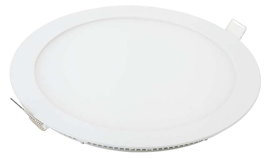 12W LED Premium Panel Light, 6400K, 1160lm, Round, White - VT-1207 214859