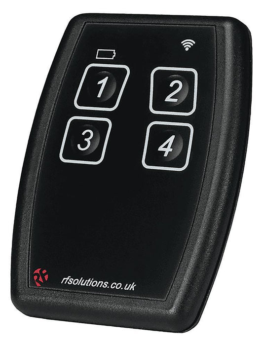 4 Channel Remote Control Transmitter, 433MHz - QUANTA-4T4