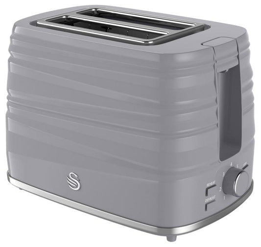 Symphony 2 Slice Toaster, Grey - ST31050GRN