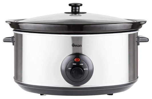 6.5 Litre Stainless Steel Slow Cooker, 320W - SF17030N