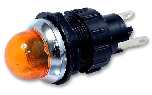 19mm E10 Dome Lamp Holder, Amber - C1090VEFAI