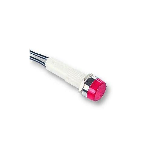 Red Neon Indicator, 12.7mm, 250V AC - L017700NAA