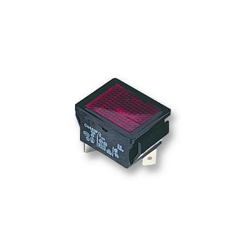 Red Rectangular Neon Indicator, 250V AC, 20mA - C0480FQNAA