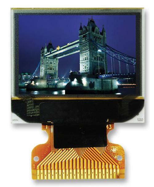 OLED Graphic Display Module, 96x64, RGB, 3.8V, Parallel, SPI - MCOT096064AZ-RGBM