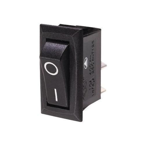 Antimicrobial Rocker Switch, On Off, SPST, 250V AC, 16A - C1300ALAAAB