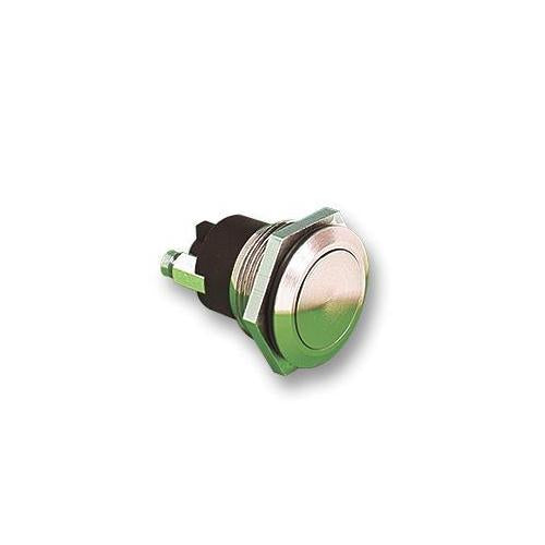 Vandal Resistant Switch, SPST, Momentary, 19.2mm, 50V 1A - MPB037