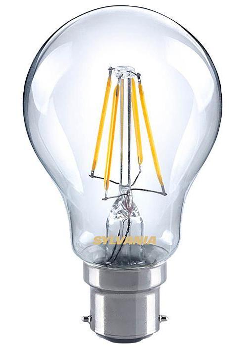 4W LED Filament GLS Bulb, B22, 2700K, 470lm - 27162.