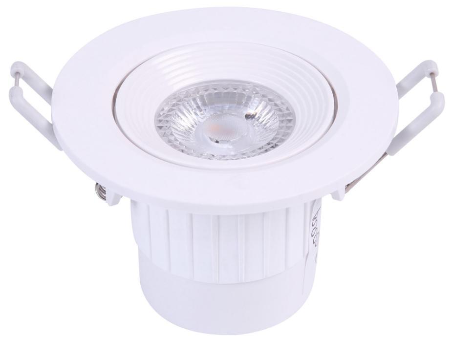 5.5W LED Tilting Spotlight, 3000K, 400lm, White - 53543