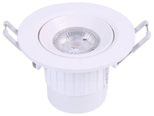 5.5W LED Tilting Spotlight, 3000K, 400lm, White - 53543