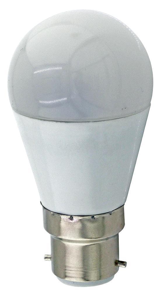 6W LED Frosted Mini-Globe Bulb, BC/B22, Non-Dimmable, 3000K - PEL00846-E