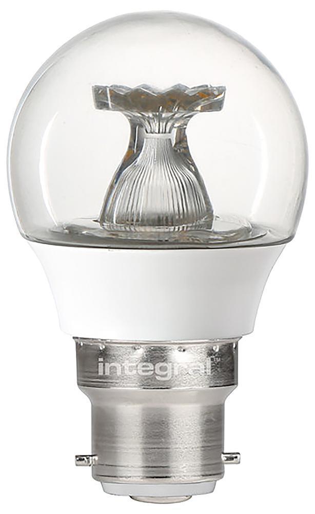 4.9W LED Golf Ball Bulb, B22, 2700K, 470lm, Dimmable - ILGOLF B22DC059