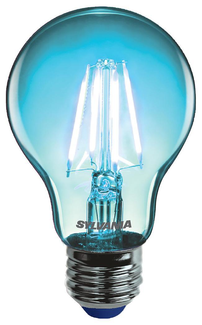 4W Toledo Retro Chroma Bulb, A60, E27, Blue, IP54 - 86308