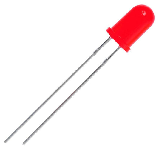 5mm Red LED, 2V, 20mA - MP008545