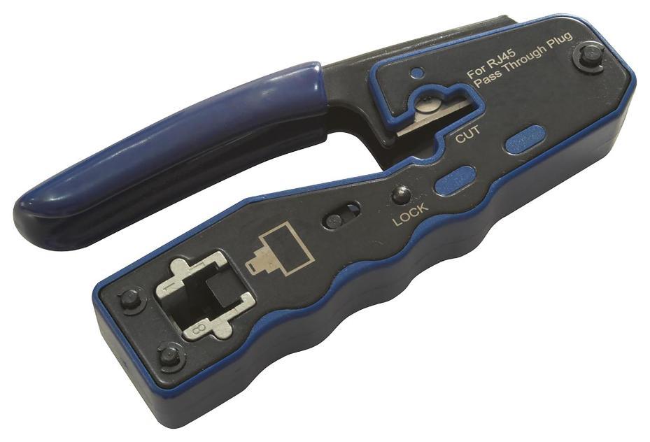 RJ45 Cat5e, Cat6, Cat6a Pass-Through Crimp Tool - XT501