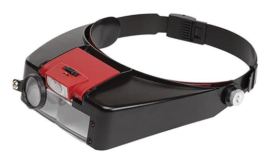 1.8x / 2.3x / 3.3x Headband Magnifier with LED Light - VTMG13N