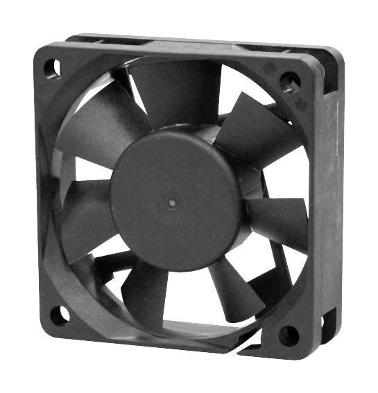 DC Axial Fan, 12V DC, Ball Bearing, 21.3CFM, 4500rpm, 60x60x15mm - MC001570