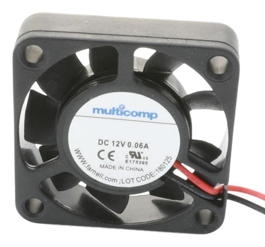 DC Axial Fan, Sleeve Bearing, 12V DC, 5000rpm, 10.43CFM - MC002111