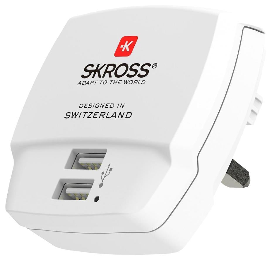 UK USB Charger, 2x USB A - 1.302760