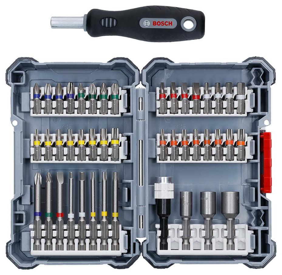 Screwdriver Bit Set &amp; Handle, 45 Piece - 2607017693