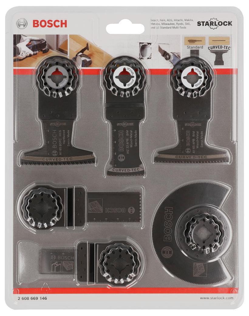 Starlock Oscillating Multi-Tool Wood &amp; Metal Blade Set, 9 Piece - 2608669146