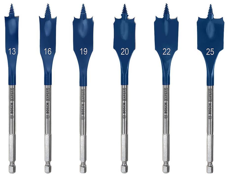 Expert Self Cut Speed Spade Wood Drill Bit Set, 6 Piece - 2608900333