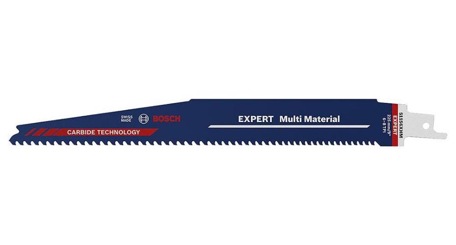 S 1156 XHM 225mm 6-8TPI Expert Multi-Material Reciprocating Saw Blade - 2608900391