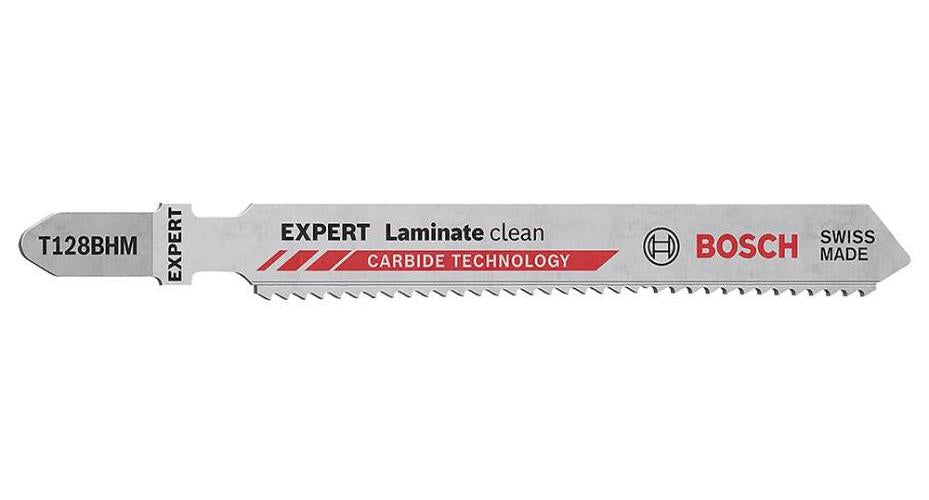 T128 BHM Expert Laminate Clean Cut Jigsaw Blades, 3 Pack - 2608900542