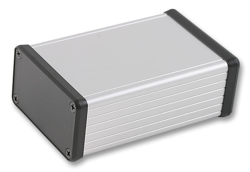 Aluminium Enclosure, Plastic End Panels, 78x43x120mm - 1455K1202