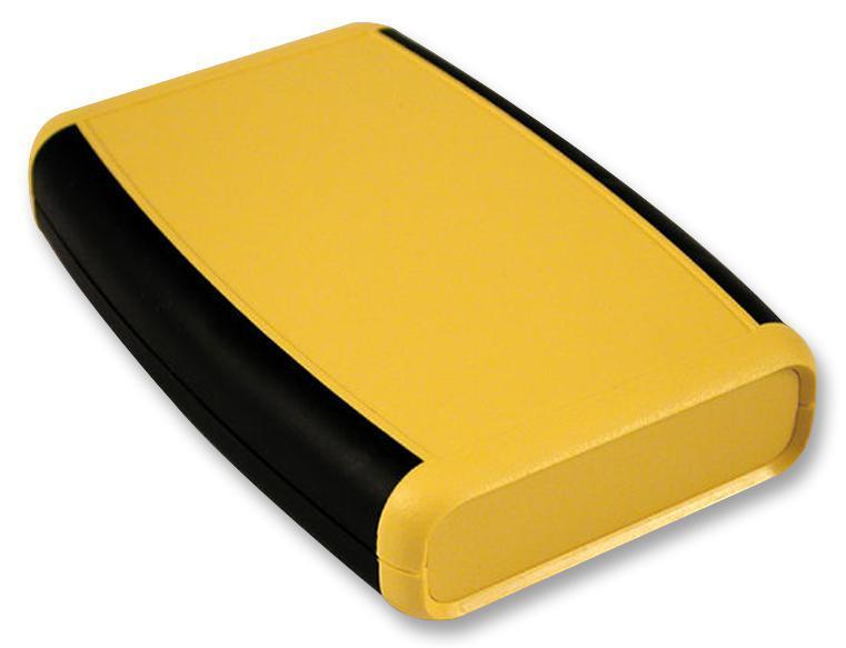 ABS Enclosure, 89x25x147mm, Black/Yellow - 1553DYLBK