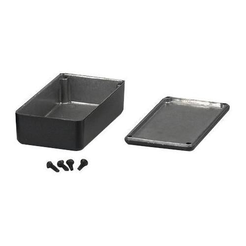 Aluminium Enclosure, 60x31x112, Black, IP54 - 1590BBK