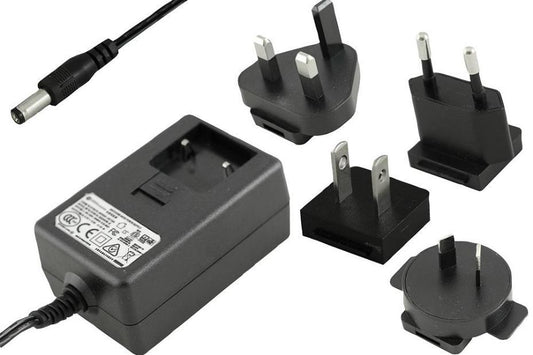 Interchangeable Power Supply, 9V DC, 2.5A, 22.5W, 2.1mm Plug - 15DYS624-090250W-K&nbsp;