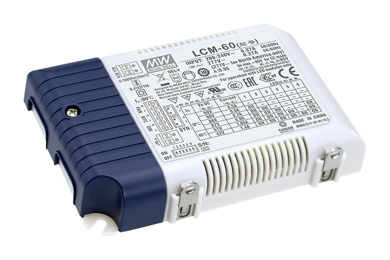 LED Driver, 42V, 1.4A, 60.3W - LCM-60DA