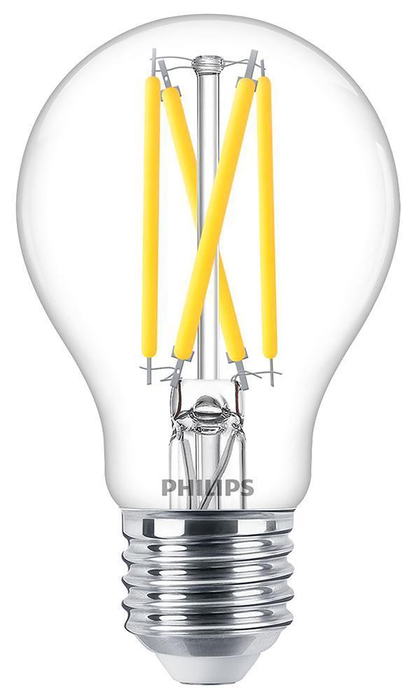 5.9W Filament LED A60 GLS Bulb, E27, Dimmable - 2200-2700K, 806lm - 929003010342