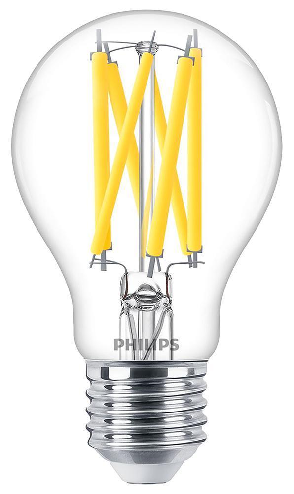 10.5W Filament LED A60 GLS Bulb, E27, Dimmable - 2200-2700K, 1521lm - 929003011582