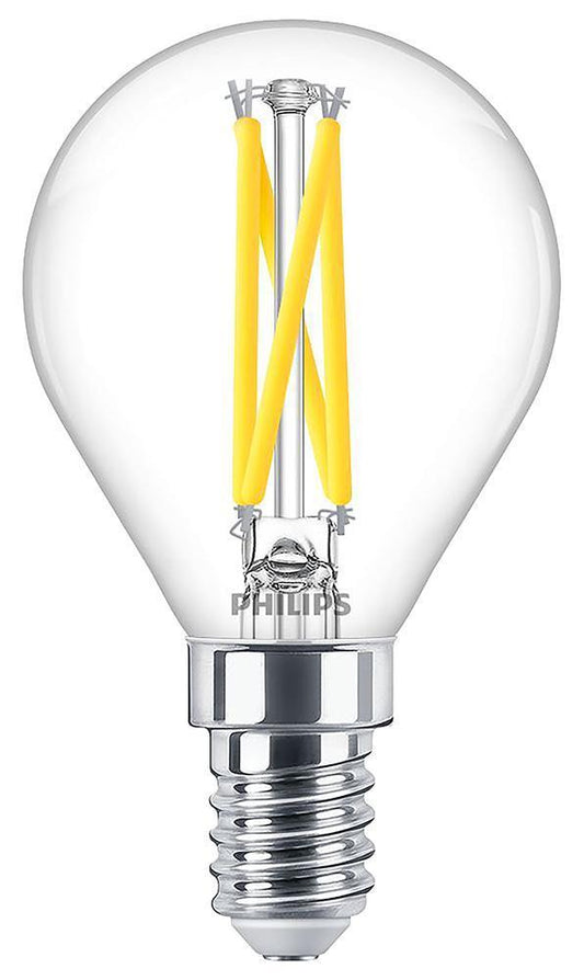 2.5W LED Clear P45 Golf Ball Bulb, BC/B22, Dimmable 2200-2700K, 340lm - 929003012082