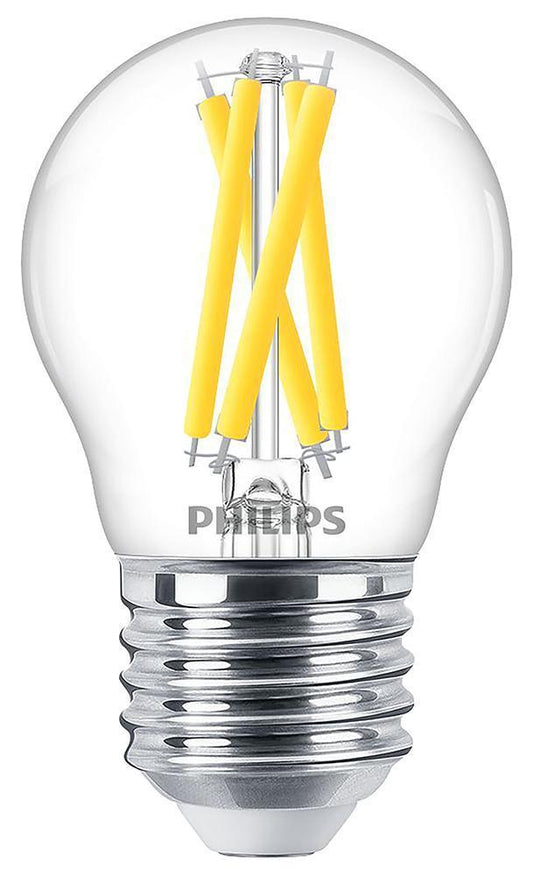 3.4W LED Clear P45 Golf Ball Bulb, E27, Dimmable 2200-2700K, 470lm - 929003013282