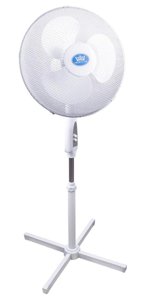 16&quot; Oscillating Pedestal Fan with Timer and Remote Control, White - EH1826