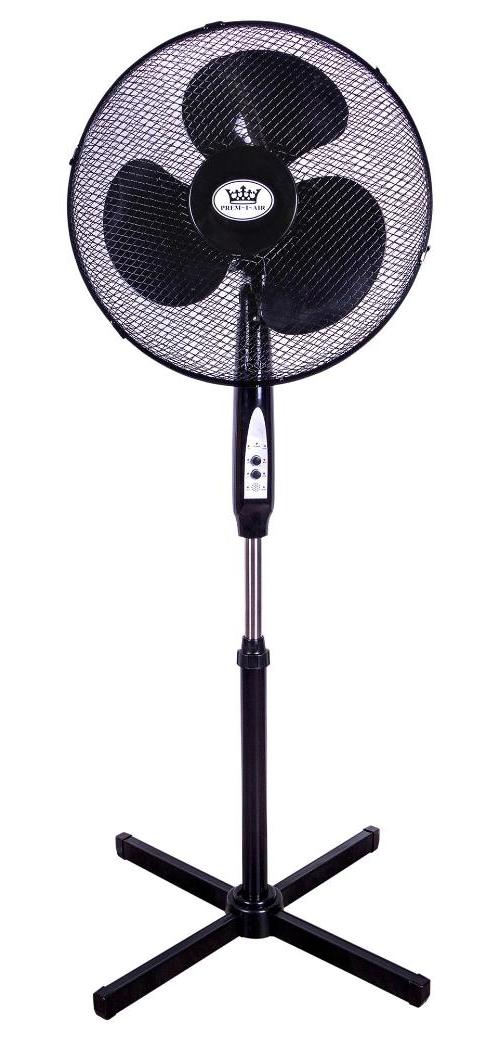 16&quot; Oscillating Pedestal Fan with Timer and Remote Control, Black - EH1826BLK